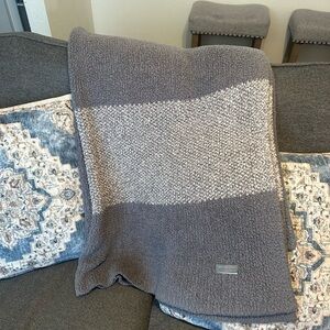 Barefoot Dreams Grey Cozy Chic Throw Blanket